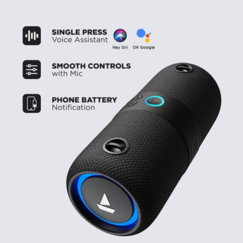 boAt Stone 1208 Bluetooth Speaker | Black boAt Stone 1208 Bluetooth Speaker | Black