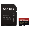 SanDisk Extreme PRO Memory Card With Adapter | 64 GB | 200 MB/s SanDisk Extreme PRO Memory Card With Adapter | 64 GB | 200 MB/s