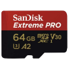 SanDisk Extreme PRO Memory Card With Adapter | 64 GB | 200 MB/s SanDisk Extreme PRO Memory Card With Adapter | 64 GB | 200 MB/s