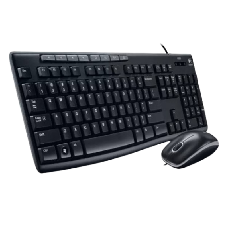 LOGITECH MK 200 MEDIA KEYBOARD AND MOUSE COMBO | Black LOGITECH MK 200 MEDIA KEYBOARD AND MOUSE COMBO | Black