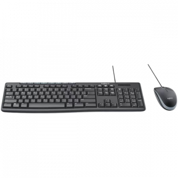 LOGITECH MK 200 MEDIA KEYBOARD AND MOUSE COMBO | Black