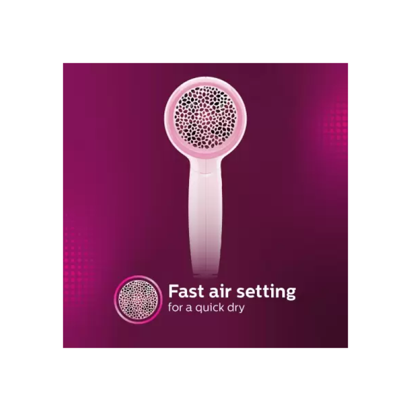PHILIPS Hair Dryer | 1200W | Pink | BHC017/00 PHILIPS Hair Dryer | 1200W | Pink | BHC017/00