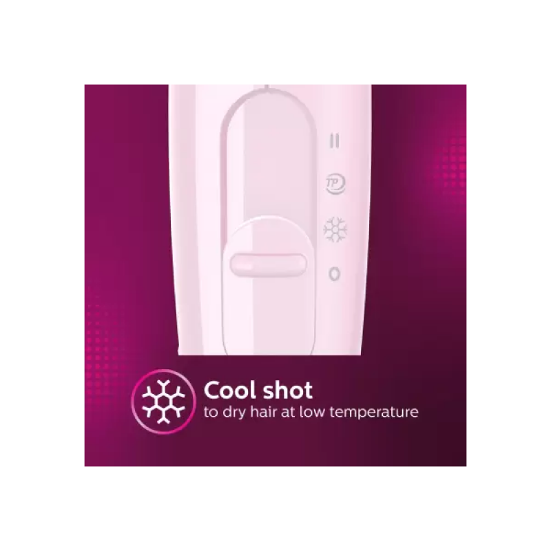 PHILIPS Hair Dryer | 1200W | Pink | BHC017/00 PHILIPS Hair Dryer | 1200W | Pink | BHC017/00