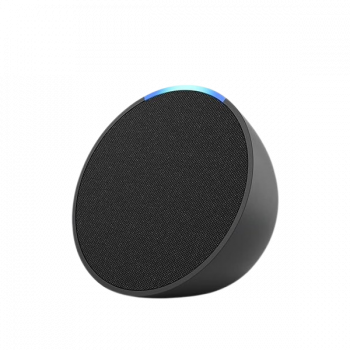 amazon Echo Pop Bluetooth Speaker | Built in Alexa | Smart Wi Fi Speaker | Balanced Bass | Black