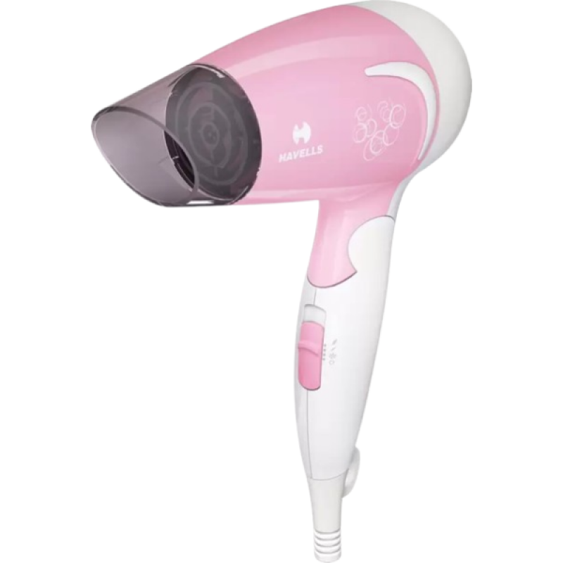 Havells Compact Hair Dryer | 1200 W | Pink | HD3152 Havells Compact Hair Dryer | 1200 W | Pink | HD3152