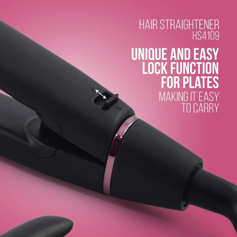 Havells HS4109 Floating Ceramic Plates Hair Straightener | Black Havells HS4109 Floating Ceramic Plates Hair Straightener | Black