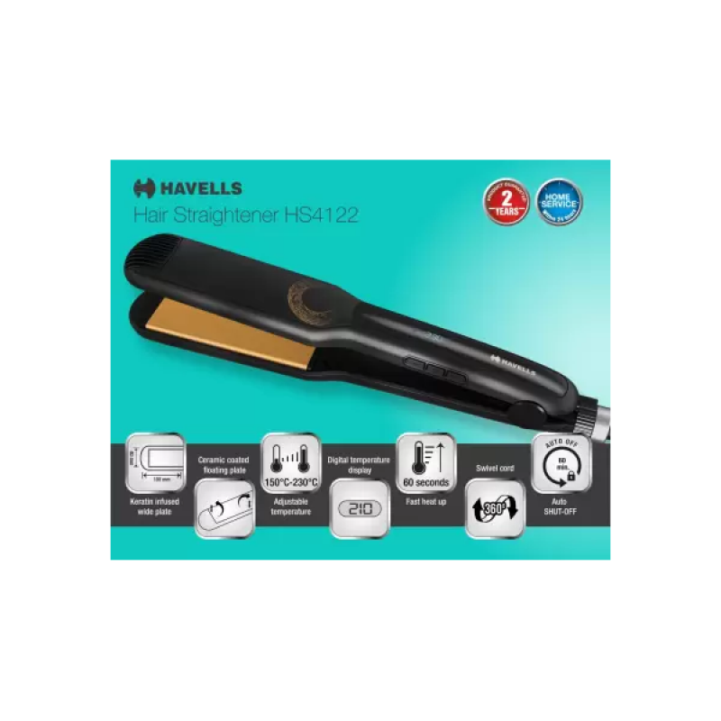 HAVELLS HS4122 | Keratin Smooth | Hair Straightener HAVELLS HS4122 | Keratin Smooth | Hair Straightener