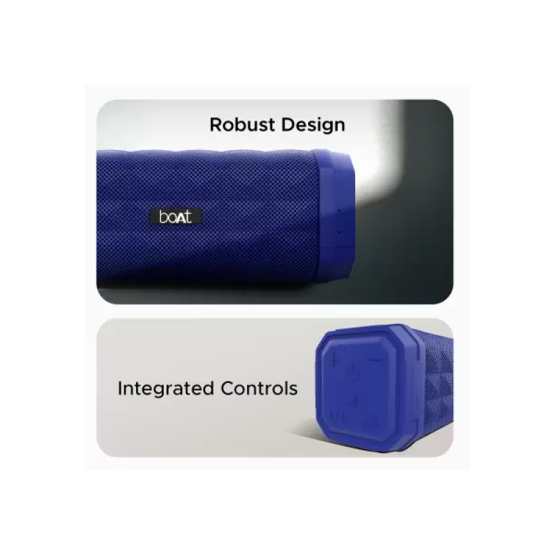 boAt Stone 650R Portable Bluetooth Speaker | 10 W | Navy Blue boAt Stone 650R Portable Bluetooth Speaker | 10 W | Navy Blue