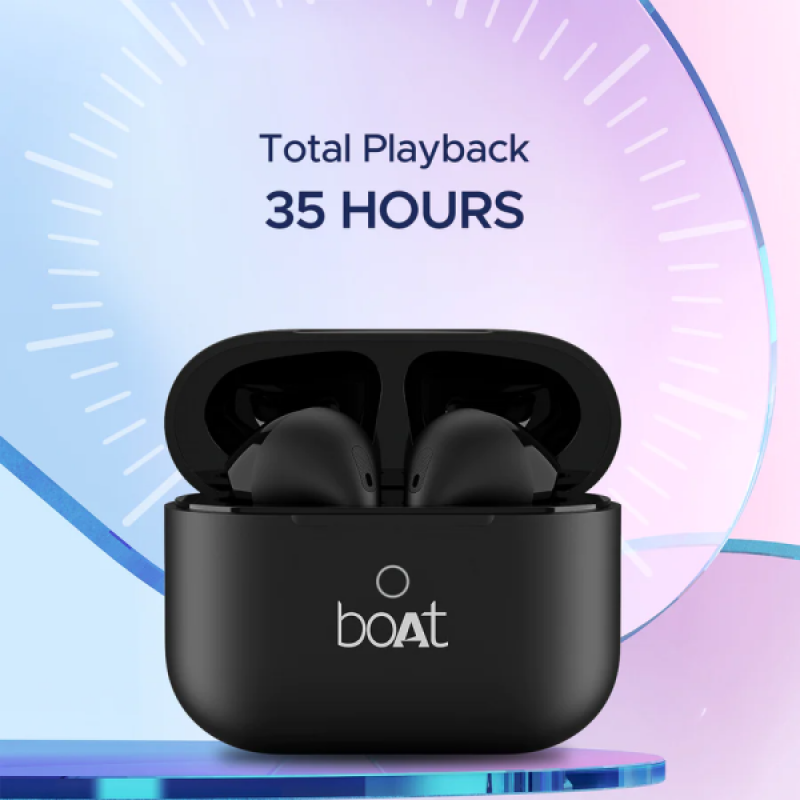BOAT Airdopes Alpha Earphone | Black BOAT Airdopes Alpha Earphone | Black