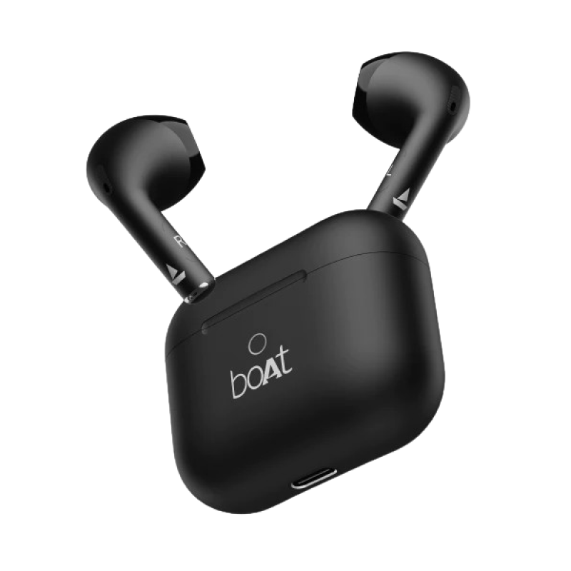 BOAT Airdopes Alpha Earphone | Black BOAT Airdopes Alpha Earphone | Black