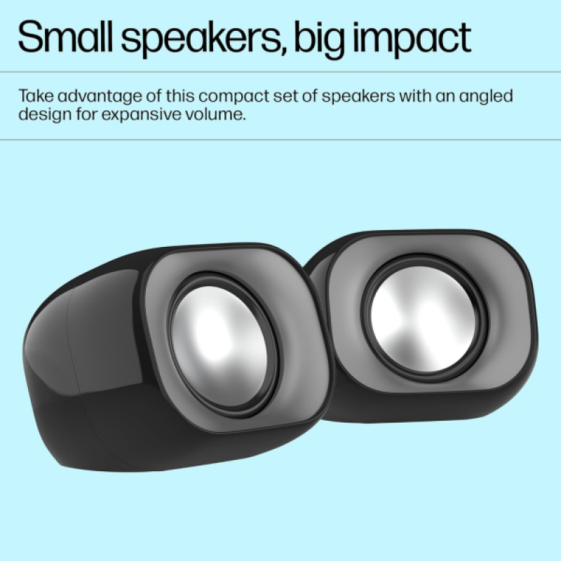 hp DHS-2111 Wired Speaker | 2 channel | 3.5mm aux connectivity hp DHS-2111 Wired Speaker | 2 channel | 3.5mm aux connectivity