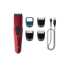 PHILIPS Trimmer | 60 min Runtime | 4 Length Settings | Maroon | BT1235/18