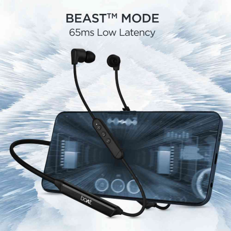 boAt Rockerz Trinity Wireless Neckband Earphones | Cosmic Black boAt Rockerz Trinity Wireless Neckband Earphones | Cosmic Black