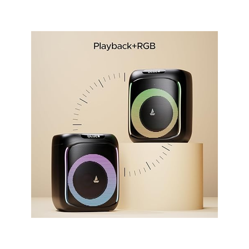 boAt Partypal 185 Bluetooth Speaker | 50 W | Signature Sound | Midnight Black boAt Partypal 185 Bluetooth Speaker | 50 W | Signature Sound | Midnight Black