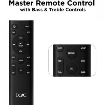 boAt Aavante Bar Aroha Bluetooth Soundbar | 100 W | Jade Black