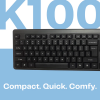 HP Wired USB Desktop Keyboard | K100 | Black
