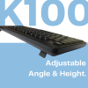 HP Wired USB Desktop Keyboard | K100 | Black