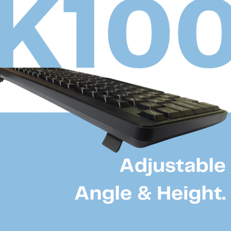 HP Wired USB Desktop Keyboard | K100 | Black HP Wired USB Desktop Keyboard | K100 | Black