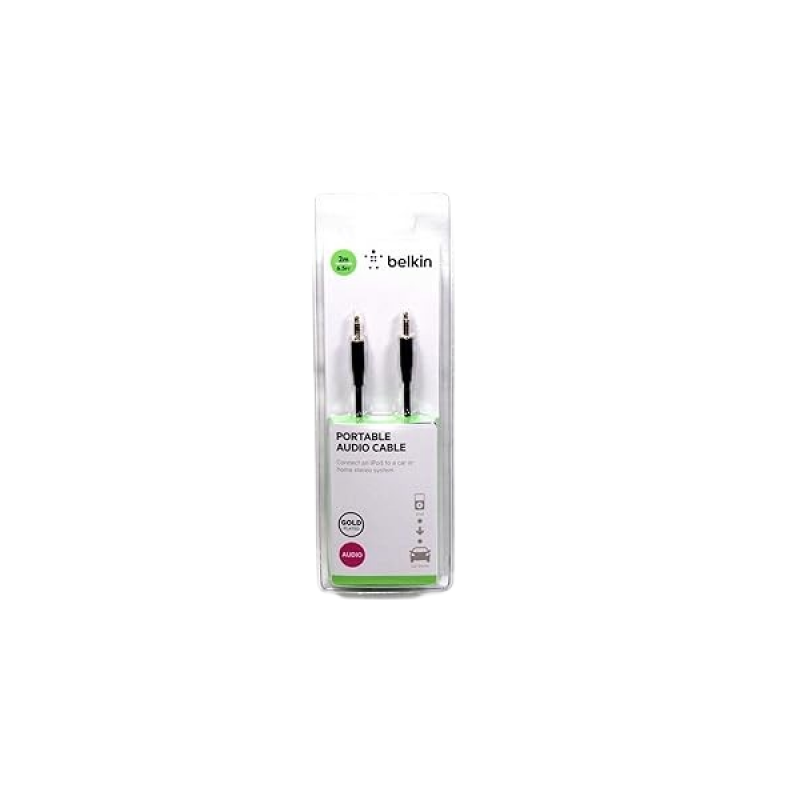 Belkin Portable Audio Belkin | 2 m | Black | F3Y117QE Belkin Portable Audio Belkin | 2 m | Black | F3Y117QE
