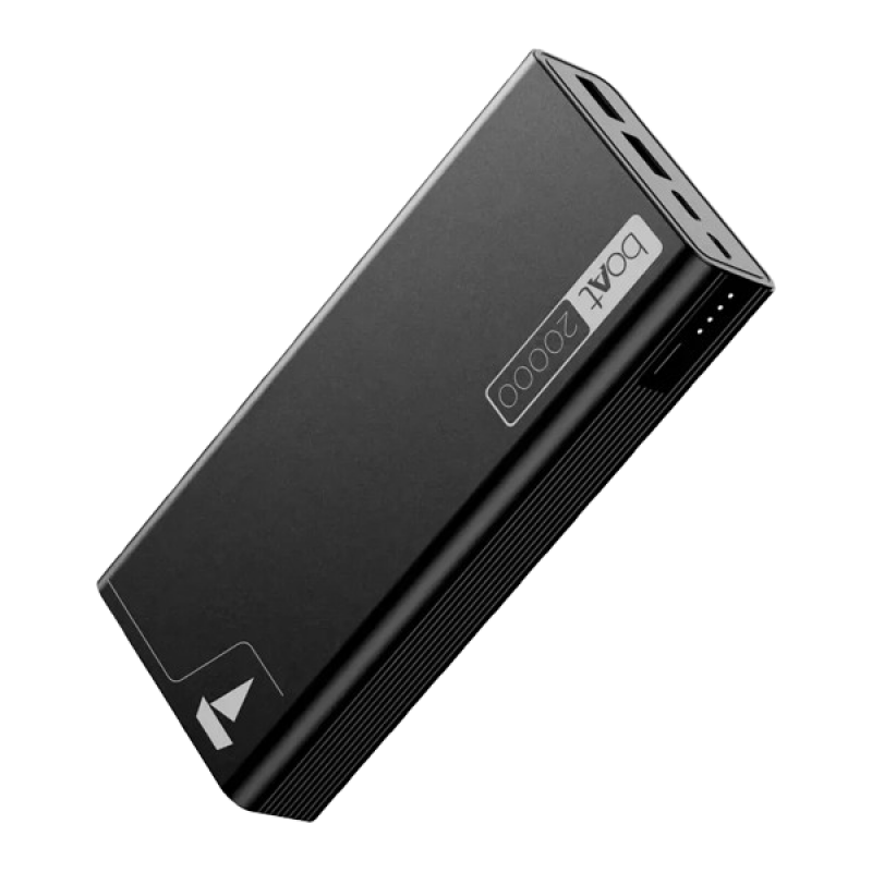 boAt EnergyShroom Power Bank | 20000 mAh | 22.5 W | Quick Charge 3.0 | Carbon Black | PB400
