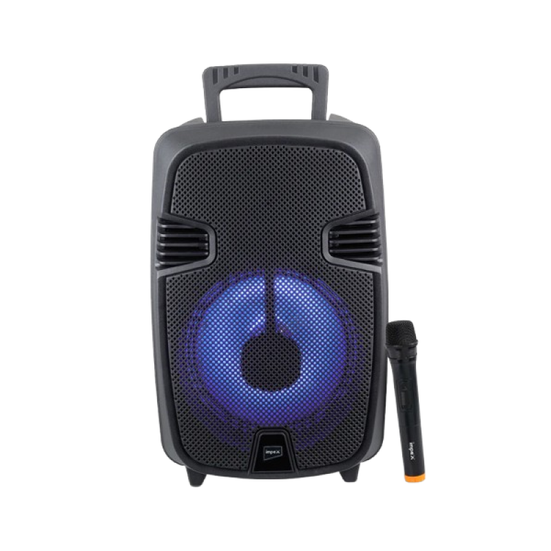 Impex Portable Speaker TS 2020 With Wireless Mic | Black Impex Portable Speaker TS 2020 With Wireless Mic | Black