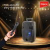 Impex Portable Speaker TS 2020 With Wireless Mic | Black Impex Portable Speaker TS 2020 With Wireless Mic | Black
