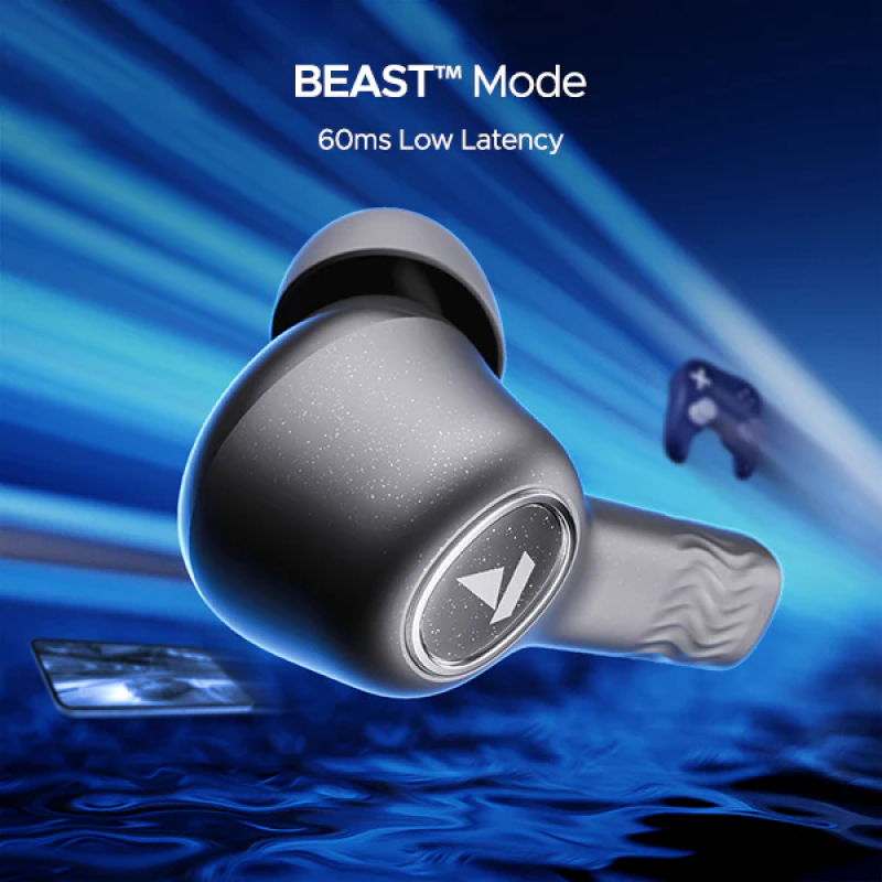 boAt Nirvana Ion ANC Wireless Earbuds | Crystal Black