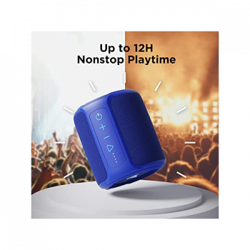 boAt Stone 358 Portable Bluetooth Speaker | 10W | IPX7 Water Resistant | Royal Blue