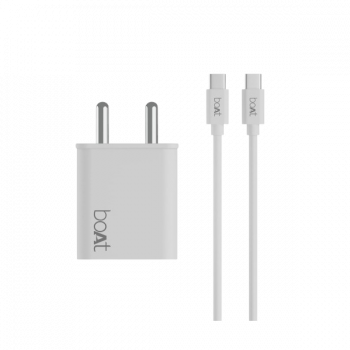 BOAT DV 22.5W QCPD White with Free PD Cable | White