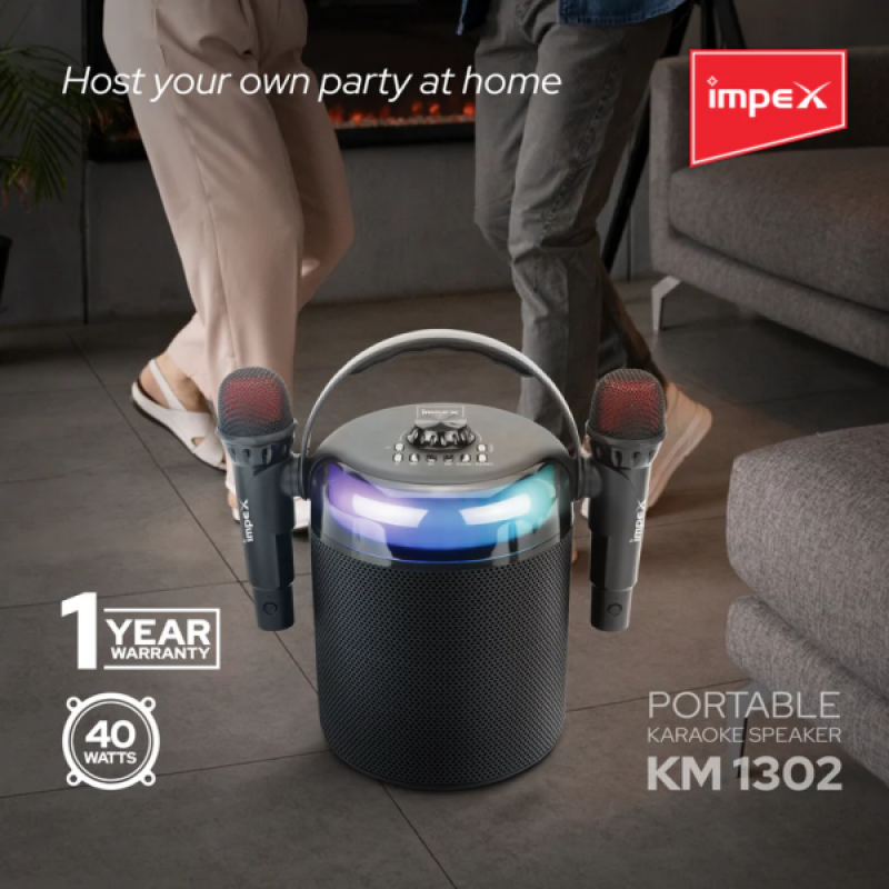 Impex Portable karaoke speaker | KM 1305 Impex Portable karaoke speaker | KM 1305
