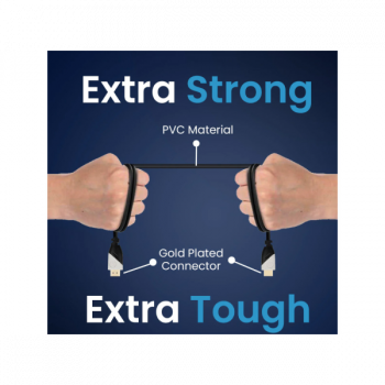 Portronics Konnect SYNC HDMI Cable | 1.5M