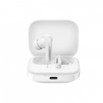 Redmi Buds 5 Truly Wireless Bluetooth | Upto 46Db Hybrid Noise Cancellation | Charging with Upto 38Hrs Playback | Fusion White | M2316E1