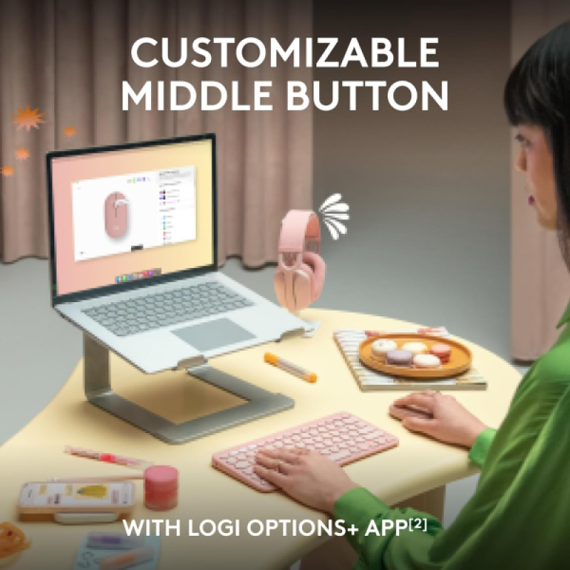 Logitech Pebble Bluetooth Wireless Mouse 2 | Tonal Graphite | M350s Logitech Pebble Bluetooth Wireless Mouse 2 | Tonal Graphite | M350s