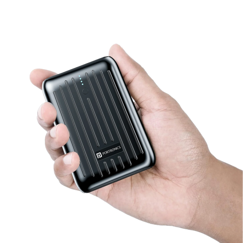 PORTRONICS | Zapcell | 10K | 22.5W | High-Speed Charging | Dual Output Ports | LED Battery Indicator