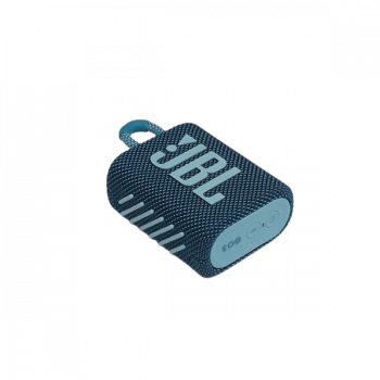 JBL Go 3 Wireless Ultra Portable Bluetooth Speaker | Waterproof | Fabric Design | Blue JBL Go 3 Wireless Ultra Portable Bluetooth Speaker | Waterproof | Fabric Design | Blue