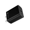 Portronics Mach Adapto 70 Dual Port Fast Charging Adaptor | 33 W | Black | POR 2029 Portronics Mach Adapto 70 Dual Port Fast Charging Adaptor | 33 W | Black | POR 2029