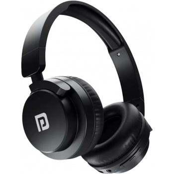 Portronics Bluetooth And Wired Headset | Muffs M2 | Wireless | Black