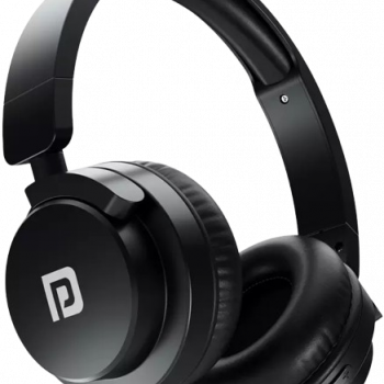 Portronics Bluetooth And Wired Headset | Muffs M2 | Wireless | Black