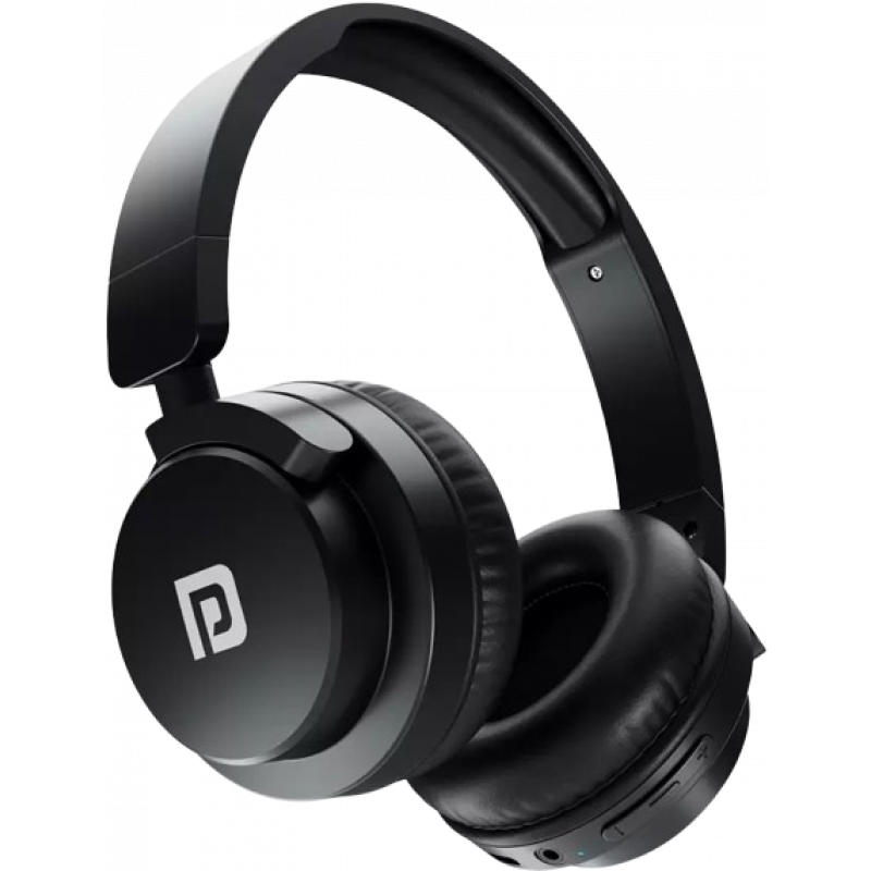 Portronics Bluetooth And Wired Headset | Muffs M2 | Wireless | Black Portronics Bluetooth And Wired Headset | Muffs M2 | Wireless | Black