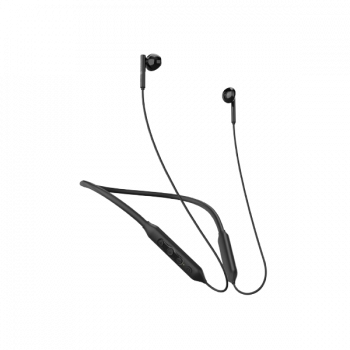 Portronics Harmonics Z5 Wireless Bluetooth Stereo Neckband | 33 Hour Playtime | 14.2mm Dynamic Driver | Black | POR 1774