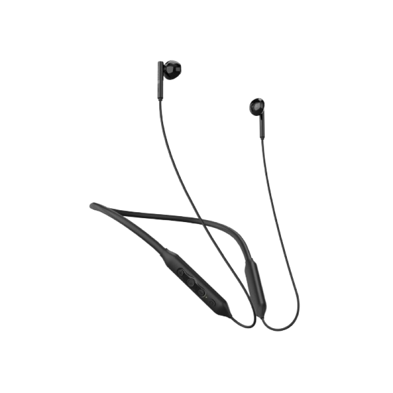 Portronics Harmonics Z5 Wireless Bluetooth Stereo Neckband | 33 Hour Playtime | 14.2mm Dynamic Driver | Black | POR 1774 Portronics Harmonics Z5 Wireless Bluetooth Stereo Neckband | 33 Hour Playtime | 14.2mm Dynamic Driver | Black | POR 1774