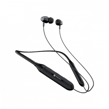 Portronics Harmonics Z7 Neckband | PX4 Water Resistant | Fast Charging | Black | POR 1979