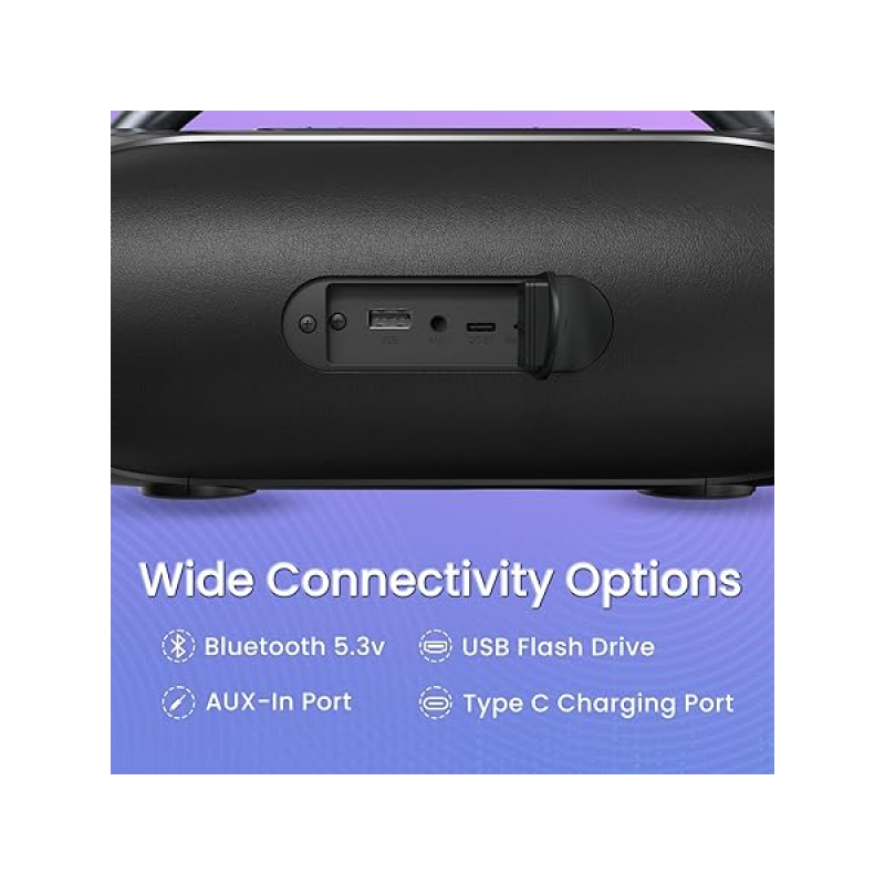 Portronics Bluetooth Portable Speaker | Radiant | 30W | Stereo Channel | Black | POR 2068 Portronics Bluetooth Portable Speaker | Radiant | 30W | Stereo Channel | Black | POR 2068