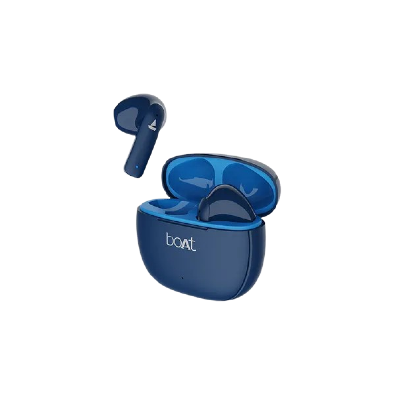 boAt Airdopes | 100 TWS | Earbuds with Environmental Noise | Sapphire | Blue