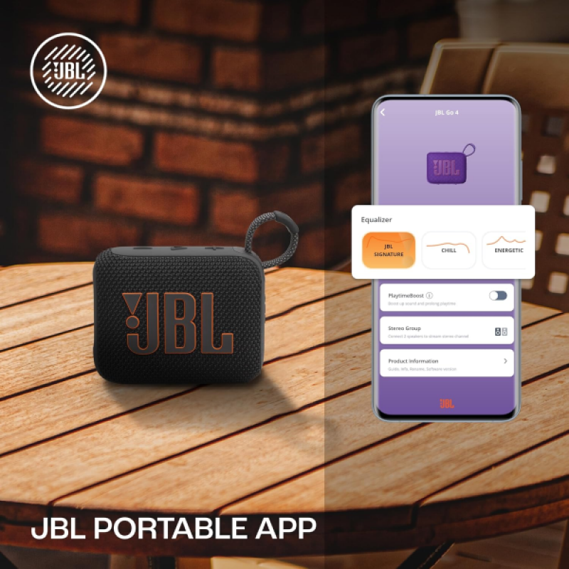 JBL Go 4 Wireless Ultra Portable Bluetooth Speaker | 4.2W | IP67 | Black | JBLGO4BLK JBL Go 4 Wireless Ultra Portable Bluetooth Speaker | 4.2W | IP67 | Black | JBLGO4BLK