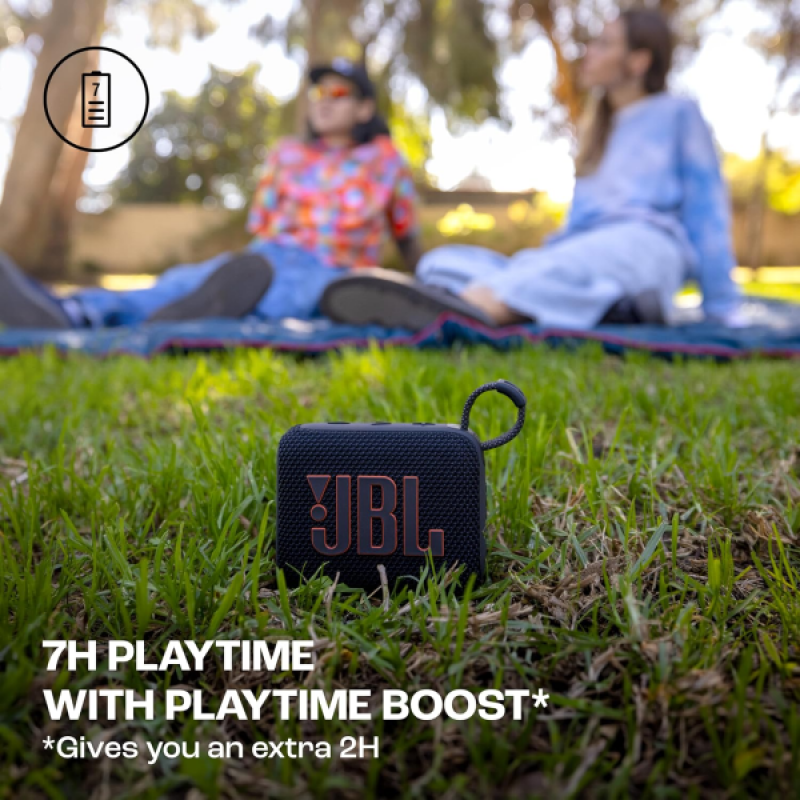 JBL Go 4 Wireless Ultra Portable Bluetooth Speaker | 4.2W | IP67 | Black | JBLGO4BLK JBL Go 4 Wireless Ultra Portable Bluetooth Speaker | 4.2W | IP67 | Black | JBLGO4BLK