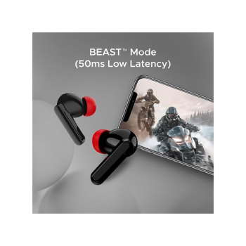 boAt Airdopes Ultra Plus | TWS in Ear Earbuds | 50 HRS Playback| 4-MIC ENx Technology | ASAP Charge | Active Black