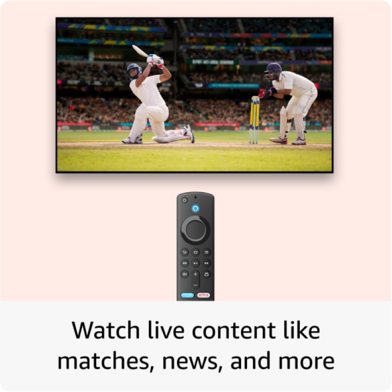 Amazon Fire TV Stick 4K | Alexa Voice Remote 3rd Gen | Dolby Vision and Atmos Support | Black | GENB0BTFPKY98 Amazon Fire TV Stick 4K | Alexa Voice Remote 3rd Gen | Dolby Vision and Atmos Support | Black | GENB0BTFPKY98