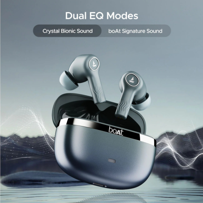boAt Nirvana Ion True Wireless Earbuds | Bionic Mode | Blazing Comet boAt Nirvana Ion True Wireless Earbuds | Bionic Mode | Blazing Comet