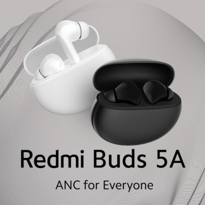 Redmi Buds 5A True Wireless Earbuds | ANC | AI Powered ENC | V5.4 | Black Redmi Buds 5A True Wireless Earbuds | ANC | AI Powered ENC | V5.4 | Black